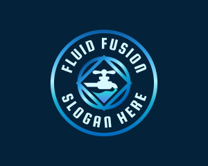 Pure Liquid Faucet logo design