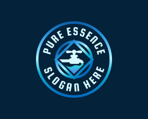 Pure Liquid Faucet logo design