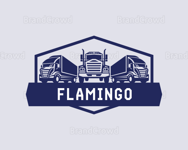 Trucking Logistics Delivery Logo