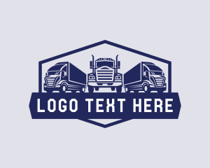 Shipping - Trucking Logistics Delivery logo design