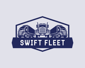 Trucking Logistics Delivery logo design