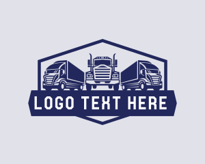 Trucking Logistics Delivery Logo