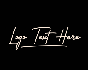 Signature - Minimalist Elegant Fashion logo design