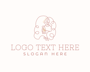 Style - Jewelry Luxury Curl logo design