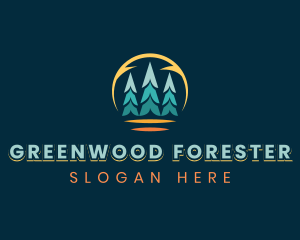 Pine Tree Landscaping logo design