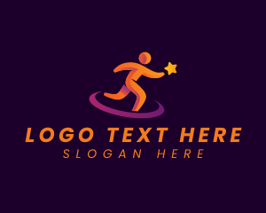 Person - Human Leader Success logo design