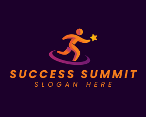 Human Leader Success logo design