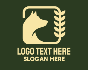 Animal Welfare - Yellow Plant & Animal logo design