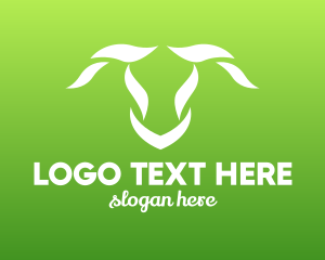 Animal - White Animal Horns logo design