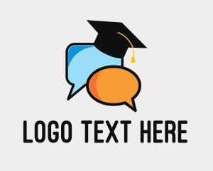 Chatting - Online Webinar Masterclass logo design