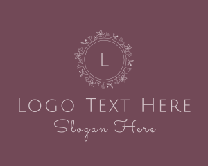 Lifestyle - Floral Skincare Beauty logo design