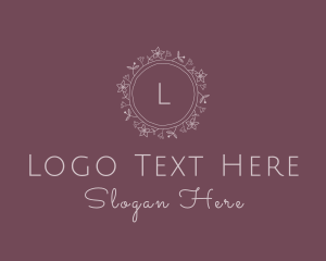 Home Decor - Floral Skincare Beauty logo design