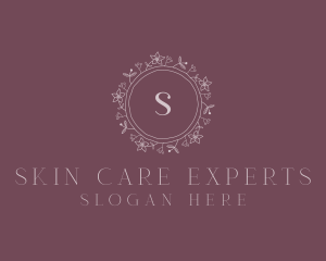 Floral Skincare Beauty logo design