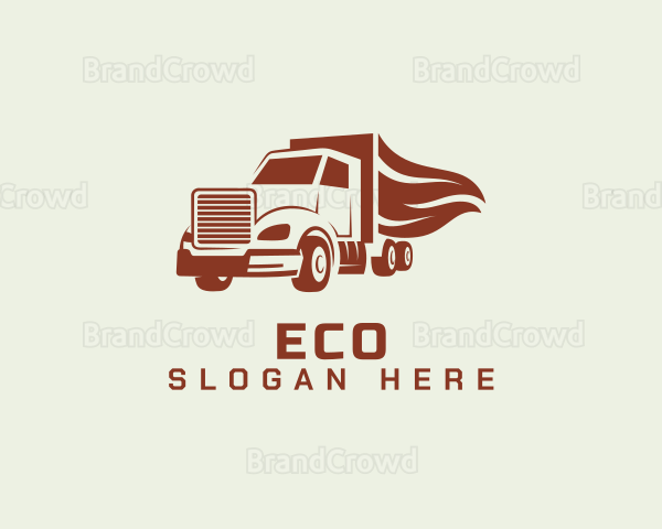 Transport Freight Truck Logo