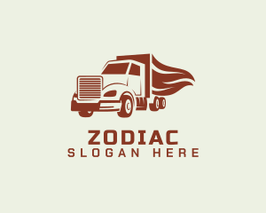 Transport Freight Truck Logo