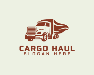 Transport Freight Truck logo design