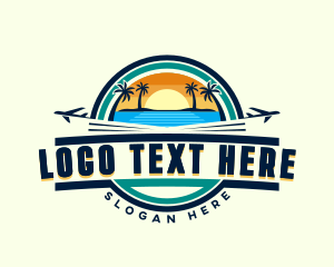 Tourist - Tourist Beach Getaway logo design