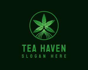 Herbal Hemp Plant logo design