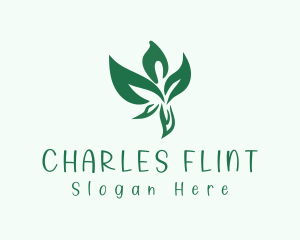 Environmental - Green Plant Man logo design