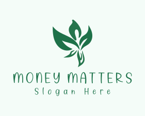 Sustainability - Green Plant Man logo design