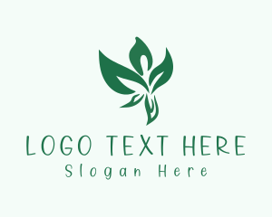 Green Plant Man Logo