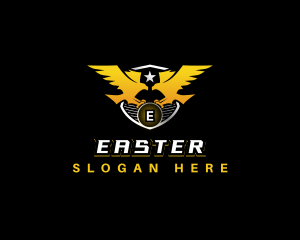 Eagle Wing Crest Logo