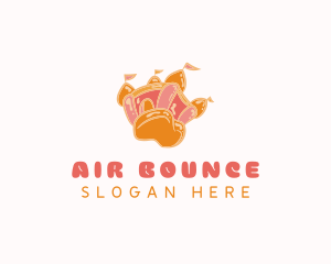 Orange Bounce House logo design