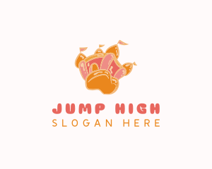 Orange Bounce House logo design