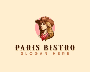 Western Cowgirl Rodeo logo design