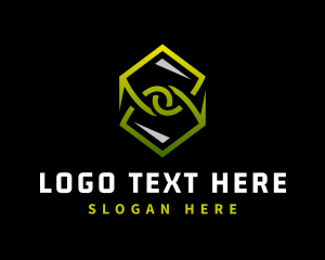 Modern Hexagon Knot Logo
