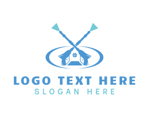 Cleaning Service - Pressure Washing House logo design