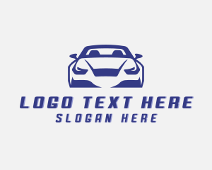 Race Car Driver - Auto Car Detailing logo design