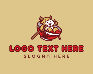 Food Delivery - Chinese Ox Restaurant logo design