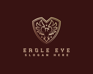 Luxury Eagle Crest logo design