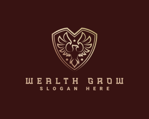 Luxury Eagle Crest logo design