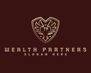 Luxury Eagle Crest logo design