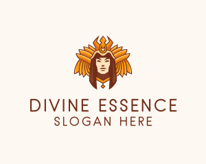 Goddess - Mayan Queen Goddess logo design