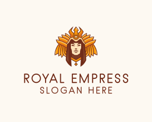 Mayan Queen Goddess logo design