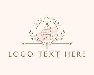 Leaves - Sweets Cupcake Bakery logo design