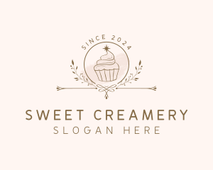 Sweets Cupcake Bakery logo design