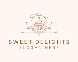 Sweets Cupcake Bakery logo design