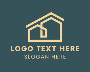 Residency - Modern Housing Realty logo design