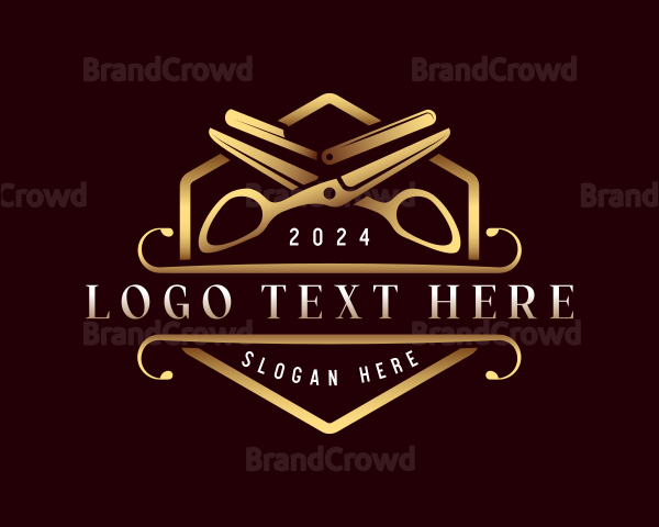 Barbershop Grooming Razor Logo