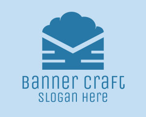 Blue Cloud Mail logo design