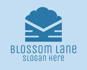 Blue Cloud Mail logo design