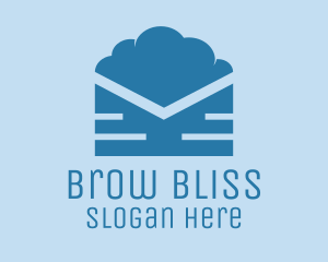 Blue Cloud Mail logo design