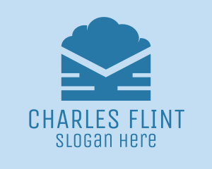 Blue Cloud Mail logo design