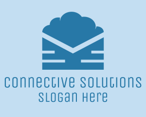 Communication - Blue Cloud Mail logo design