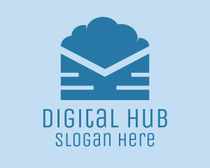 Website - Blue Cloud Mail logo design