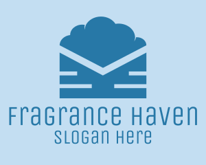 Blue Cloud Mail logo design